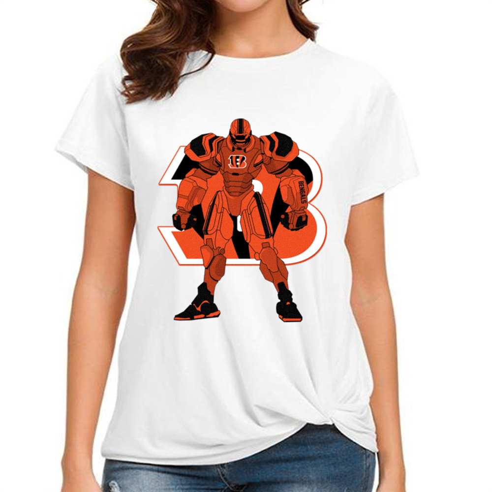 Transformer Robot Cincinnati Bengals T-Shirt