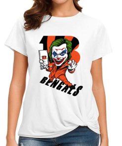 T Shirt Women DSBN109 Joker Smile Cincinnati Bengals T Shirt