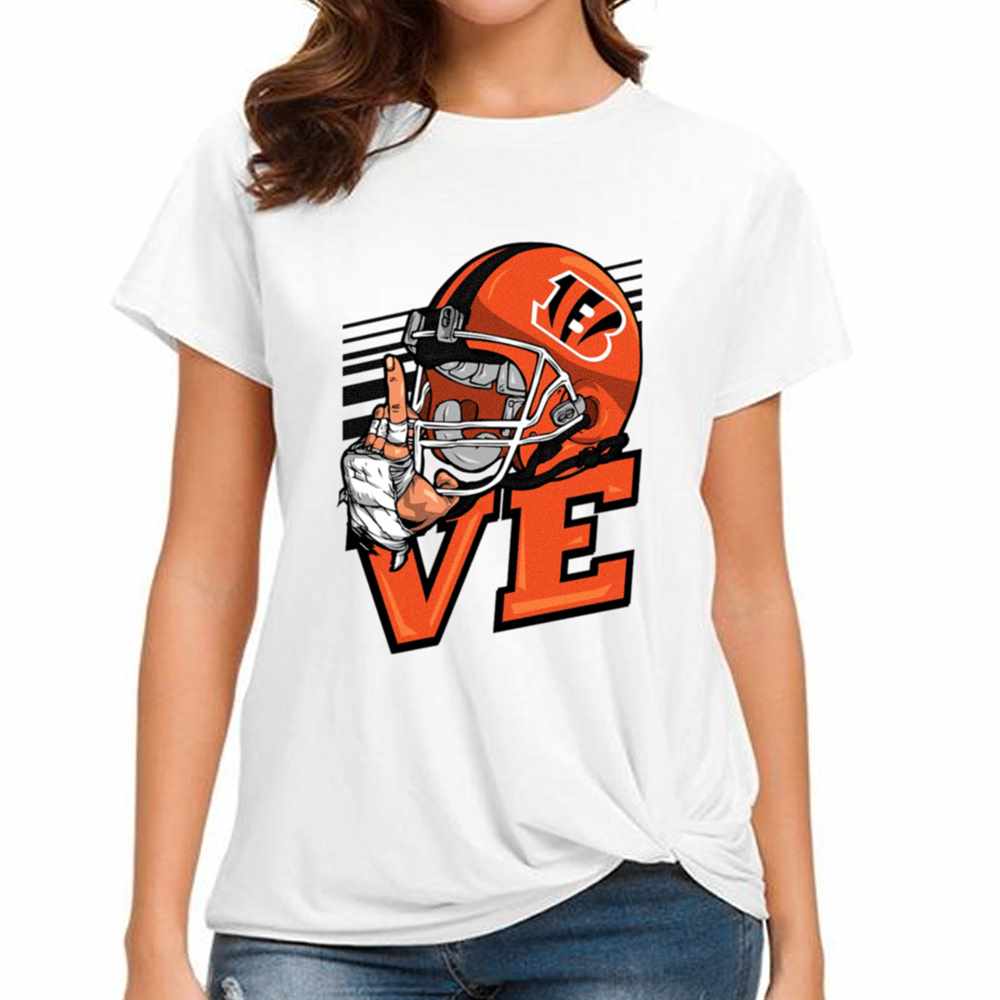 Love Sign Cincinnati Bengals T-Shirt