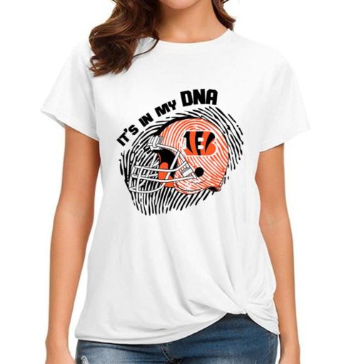 T Shirt Women DSBN112 It S In My Dna Cincinnati Bengals T Shirt