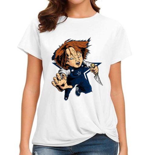 T Shirt Women DSBN130 Chucky Fans Dallas Cowboys T Shirt