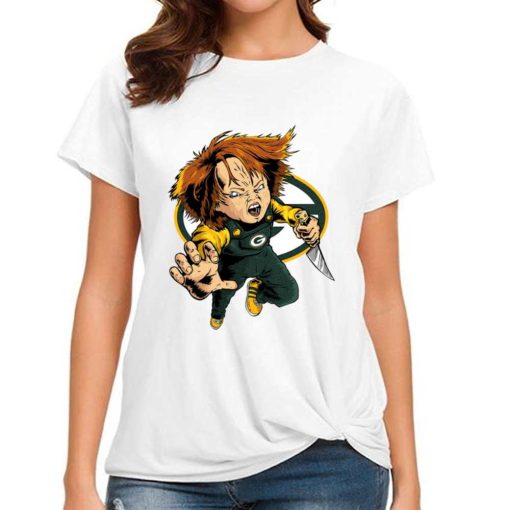 T Shirt Women DSBN179 Chucky Fans Green Bay Packers T Shirt