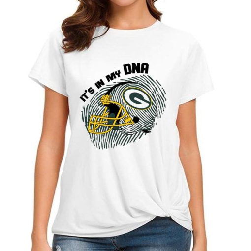 T Shirt Women DSBN181 It S In My Dna Green Bay Packers T Shirt