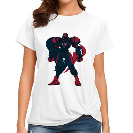 T Shirt Women DSBN193 Transformer Robot Houston Texans T Shirt