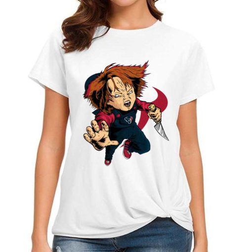 T Shirt Women DSBN205 Chucky Fans Houston Texans T Shirt