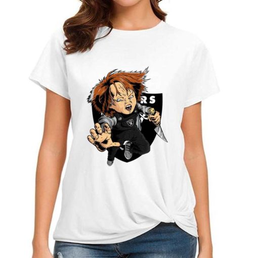 T Shirt Women DSBN262 Chucky Fans Las Vegas Raiders T Shirt