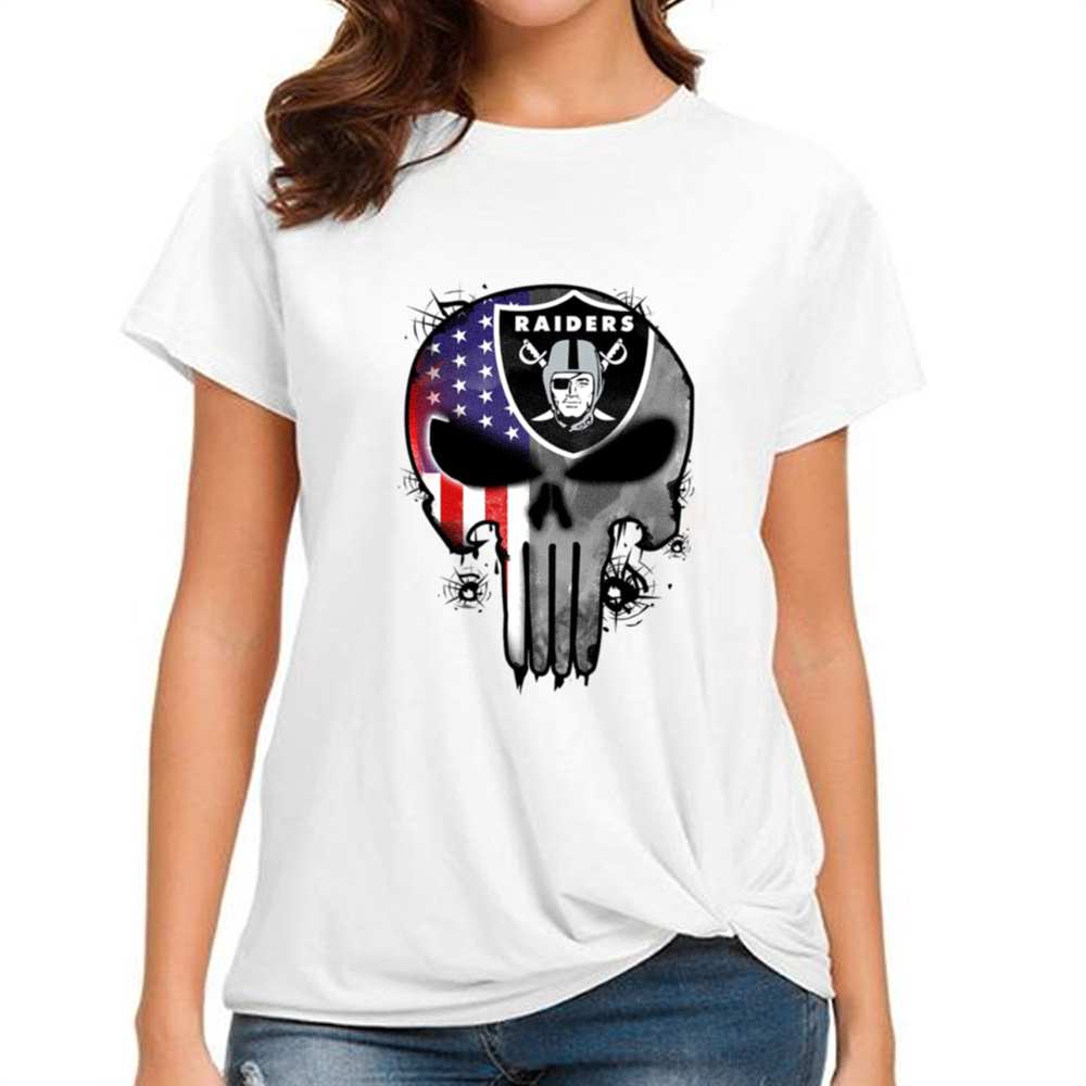 Punisher Skull Las Vegas Raiders T-Shirt
