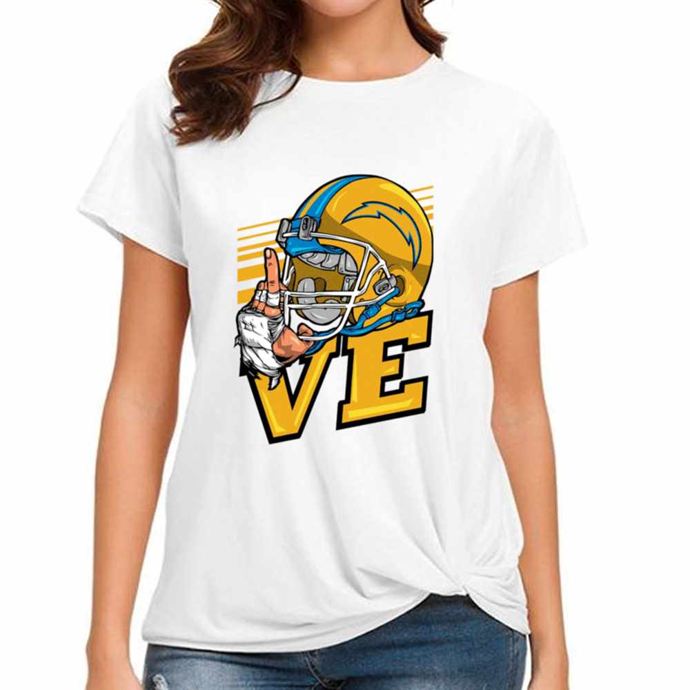Love Sign Los Angeles Chargers T-Shirt