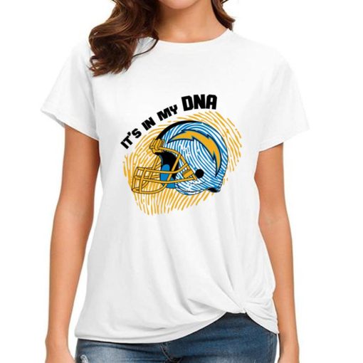 T Shirt Women DSBN279 It S In My Dna Los Angeles Chargers T Shirt