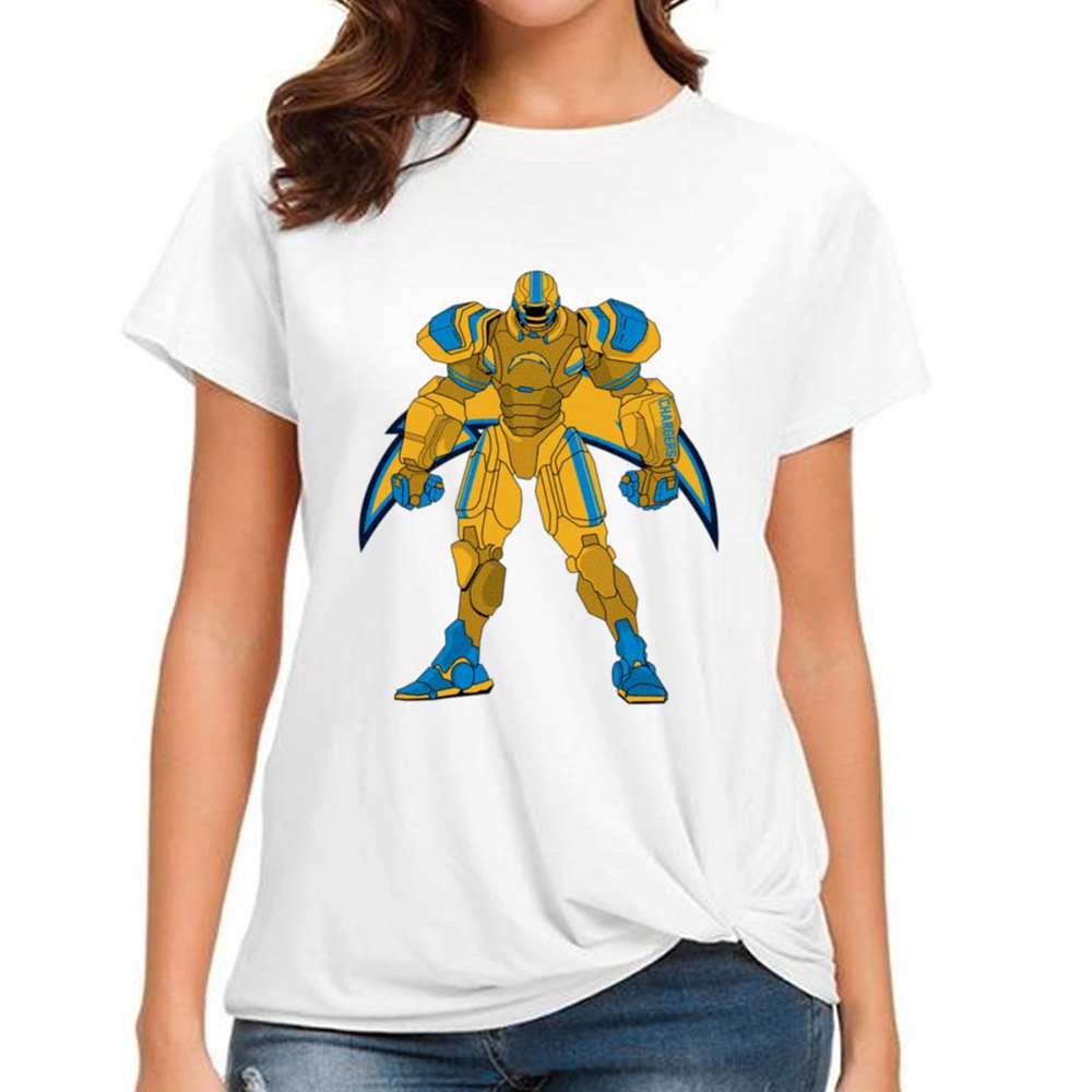 Transformer Robot Los Angeles Chargers T-Shirt