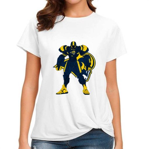 T Shirt Women DSBN303 Transformer Robot Los Angeles Rams T Shirt