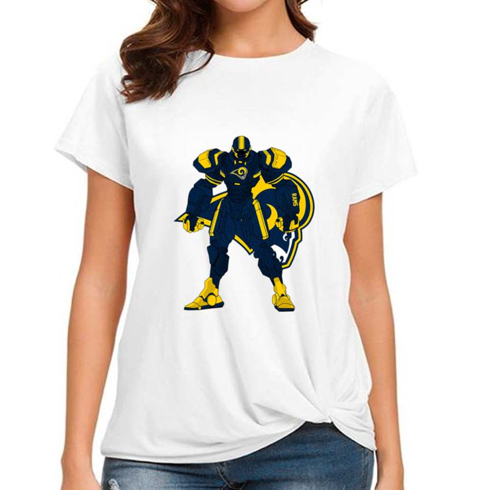 Transformer Robot Los Angeles Rams T-Shirt