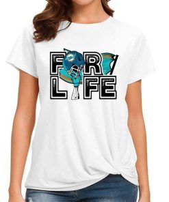 T Shirt Women DSBN312 For Life Helmet Flag Miami Dolphins T Shirt