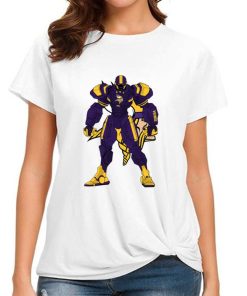 T Shirt Women DSBN330 Transformer Robot Minnesota Vikings T Shirt