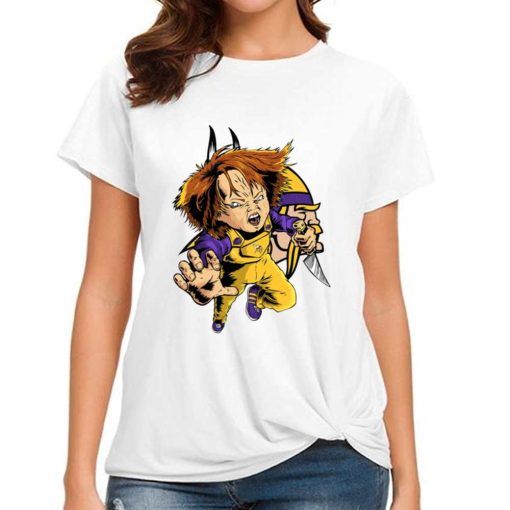 T Shirt Women DSBN333 Chucky Fans Minnesota Vikings T Shirt