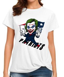 T Shirt Women DSBN345 Joker Smile New England Patriots T Shirt