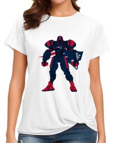 T Shirt Women DSBN346 Transformer Robot New England Patriots T Shirt