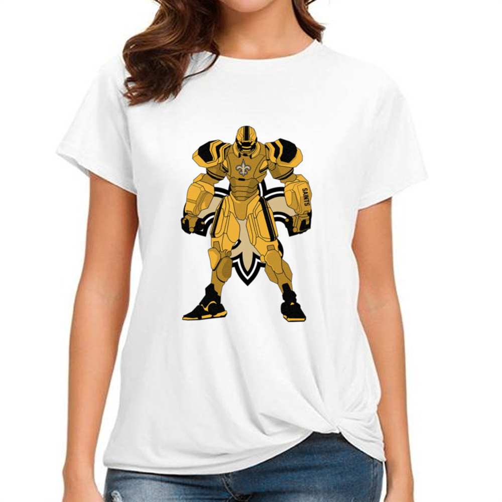 Transformer Robot New Orleans Saints T-Shirt