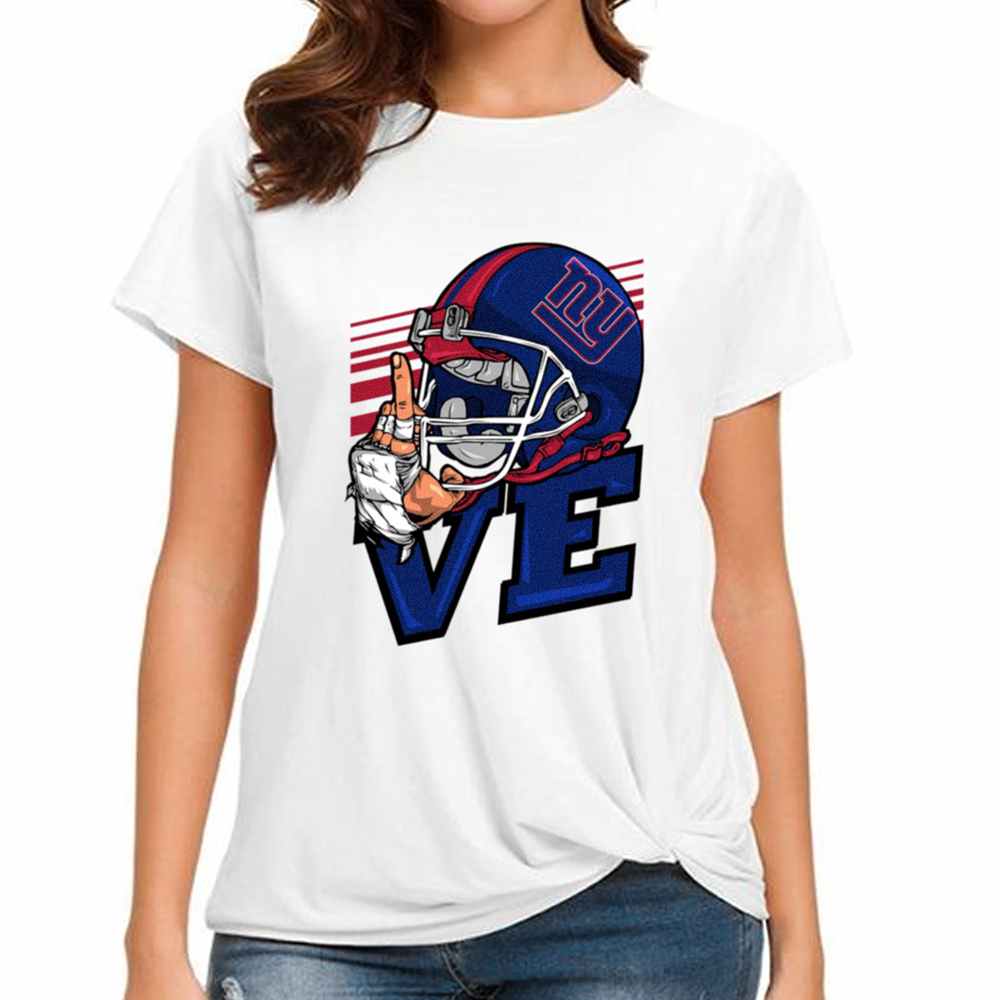 Love Sign New York Giants T-Shirt