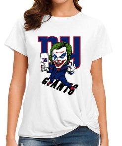 T Shirt Women DSBN377 Joker Smile New York Giants T Shirt