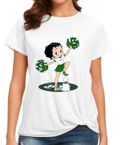 T Shirt Women DSBN386 Betty Boop Halftime Dance New York Jets T Shirt