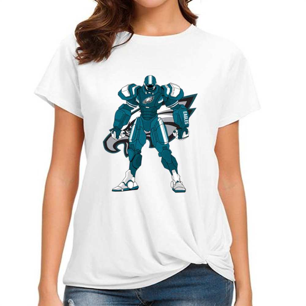 Transformer Robot Philadelphia Eagles T-Shirt