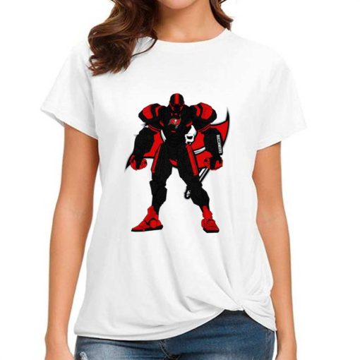 T Shirt Women DSBN467 Transformer Robot Tampa Bay Buccaneers T Shirt