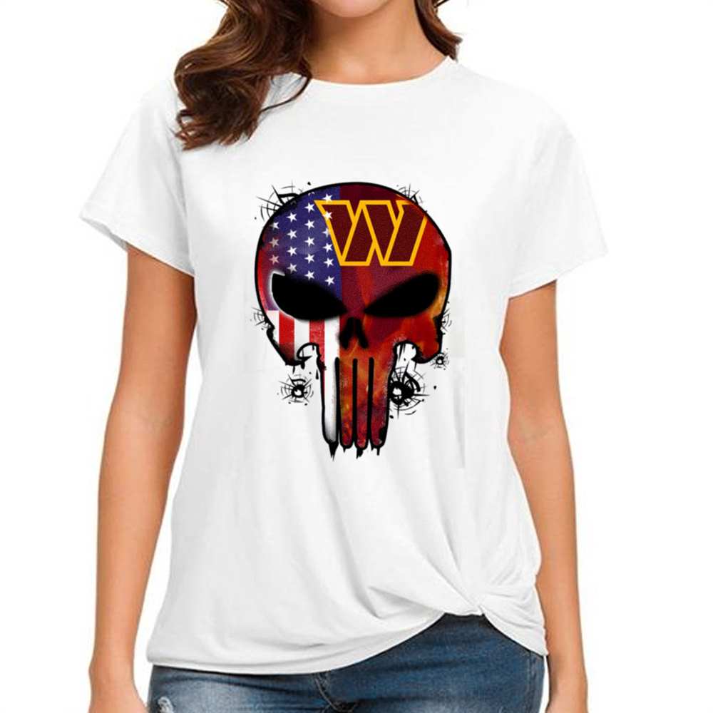 Punisher Skull Washington Commanders Shirt