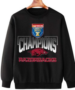 T Sweatshirt Hanging Arkansas Razorbacks Autozone Liberty Bowl Champions T Shirt