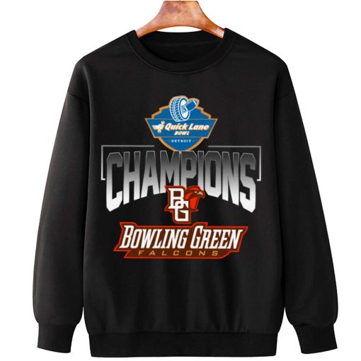 T Sweatshirt Hanging Bowling Green Falcons Quick Lane Bowl Champions T Shirt