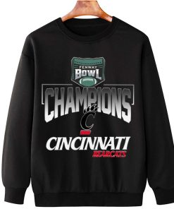 T Sweatshirt Hanging Cincinnati Bearcats Wasabi Fenway Bowl Champions T Shirt