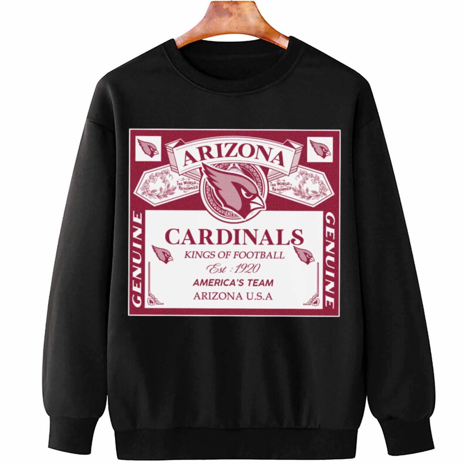 Arizona Cardinal Football Crewneck Sweatshirt / T-shirt 