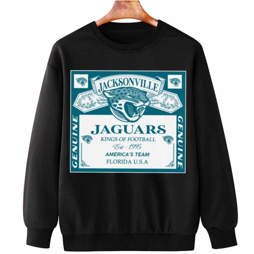 T Sweatshirt Hanging DSBEER15 Kings Of Football Funny Budweiser Genuine Jacksonville Jaguars T Shirt