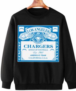 T Sweatshirt Hanging DSBEER18 Kings Of Football Funny Budweiser Genuine Los Angeles Chargers T Shirt