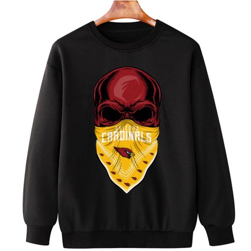 T Sweatshirt Hanging DSBN001 Skull Wear Bandana Arizona Cardinals T Shirt