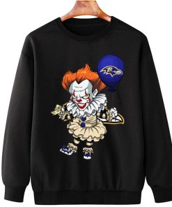T Sweatshirt Hanging DSBN037 It Clown Pennywise Baltimore Ravens T Shirt