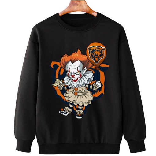 T Sweatshirt Hanging DSBN093 It Clown Pennywise Chicago Bears T Shirt