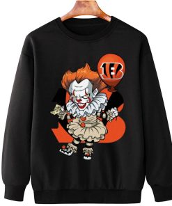 T Sweatshirt Hanging DSBN108 It Clown Pennywise Cincinnati Bengals T Shirt