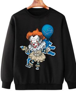 T Sweatshirt Hanging DSBN164 It Clown Pennywise Detroit Lions T Shirt