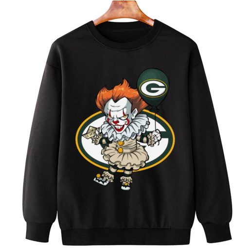 T Sweatshirt Hanging DSBN180 It Clown Pennywise Green Bay Packers T Shirt