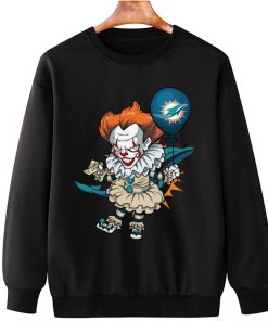T Sweatshirt Hanging DSBN307 It Clown Pennywise Miami Dolphins T Shirt