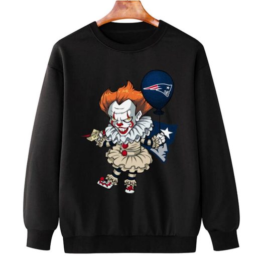 T Sweatshirt Hanging DSBN339 It Clown Pennywise New England Patriots T Shirt