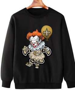 T Sweatshirt Hanging DSBN357 It Clown Pennywise New Orleans Saints T Shirt