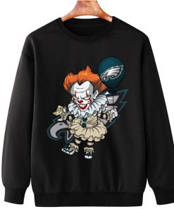 T Sweatshirt Hanging DSBN403 It Clown Pennywise Philadelphia Eagles T Shirt