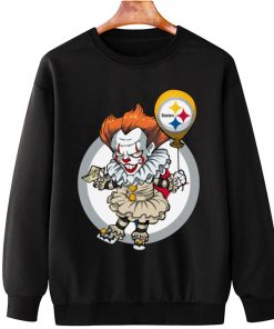 T Sweatshirt Hanging DSBN420 It Clown Pennywise Pittsburgh Steelers T Shirt