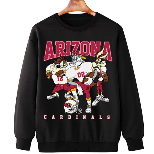 T Sweatshirt Hanging DSLT01 Arizona Cardinals Bugs Bunny And Taz Player T Shirt