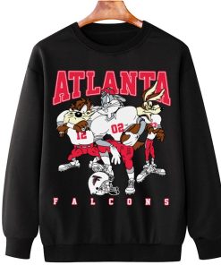 T Sweatshirt Hanging DSLT02 Atlanta Falcons Bugs Bunny And Taz Player T Shirt