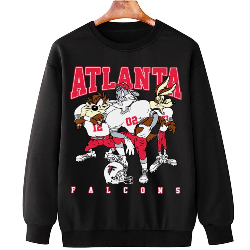 Atlanta Falcons Bugs Bunny And Taz Player T-Shirt