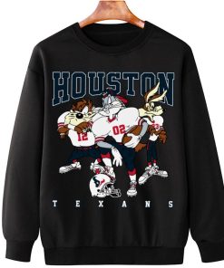 T Sweatshirt Hanging DSLT13 Houston Texans Bugs Bunny And Taz Player T Shirt