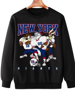T Sweatshirt Hanging DSLT24 New York Giants Bugs Bunny And Taz Player T Shirt